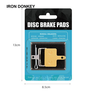 IRONDONKEY Wholesale Universal Mountain Bike & BMX <b>Disc</b> Brakes All-metal <b>Gold</b> Ketone-based Brake Pads - Product Image 4
