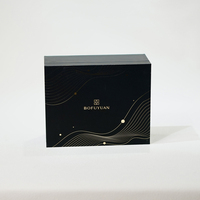 Scatola Regalo in Carta Riciclabile Personalizzata con Coperchio a Ribalta, Confezione di Lusso in Carta Rigida per Bottiglia di Profumo con Rivestimento in Spugna