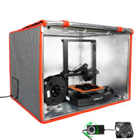 Penutup Casing Printer 3D Resin OEM dengan Kit Ventilasi, Orientasi Horizontal dan Vertikal untuk Printer 3D Bamboo Lab