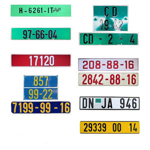 Placa de Matrícula Personalizada de Sublimación Directa de Fábrica, Placa de Metal en Blanco para Argelia, Placa de Matrícula con Número - Product Image 3