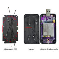 Adaptador de Red Inalámbrico con Tarjeta SIM 5G, Compatible Globalmente con Módulos Qualcomm RM520N-GL/RM501Q-GL, UART 5G CPE, Dongles USB 3.0