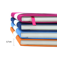 Agenda en cuir à couverture rigide A5 personnalisé Agenda en pointillés