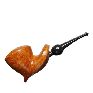 Muxiang Handmade Briar Wood Smoking Pipe Bent Shape 3mm Duct For Men - Product Image 5