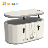 Baignoire à glace gonflable en PVC pour l'extérieur avec logo personnalisé, structure Drop Stitch