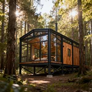 Struttura in Acciaio Leggero per Edifici Prefabbricati, Padiglioni Espositivi e Magazzini Pratici in Acciaio per Case Vacanza - Product Image 6