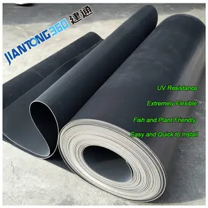 0.5mm 0.75mm 1mm katlanabilir EPDM kauçuk baraj gömlekleri, yüzme havuzu gömlekleri, epdm gölet liner balık yetiştiriciliği için