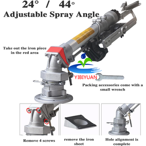 Arroseurs à <span class=keywords><strong>eau</strong></span> longue portée industriels lourds, canons à <span class=keywords><strong>eau</strong></span> pour l'irrigation des jardins, système d'irrigation par <span class=keywords><strong>aspersion</strong></span> agricole - Product Image 5