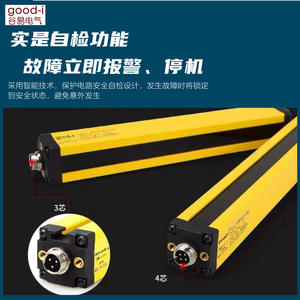 Through-Beam Infrared Safety <b>Light</b> <b>Curtain</b> Sensor Photoelectric Protector for Punch Press and Hand Guard - Product Image 5