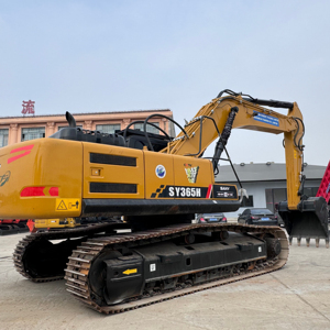 Excavatrice SANY SY365H d'origine, excellente qualité, commandes performantes, cabine confortable, idéale pour les travaux de brisage de roches. - Product Image 1