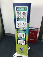 Estación de Alquiler de Baterías Portátiles Y2 Power EXO de 32 Ranuras, 4G IoT, Batería Portátil de 6000 mAh, Kiosco de Carga Compartida de Autoservicio con Alquiler por Código QR