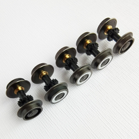 Roues de traction de locomotive en acier inoxydable usinées CNC à l'échelle N 1:160 - Kits de roues personnalisés conformes NMRA pour modèles de trains