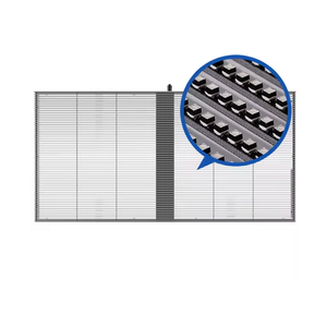Pantalla LED P3.91 ultrafina con 90% de transparencia, autoadhesiva para escaparates, utilizada para publicidad interactiva en 3D. - Product Image 2