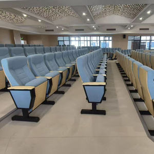 Chaise d'auditorium au design moderne en tissu avec <span class=keywords><strong>cadre</strong></span> métallique et tablette d'écriture pliable, idéale pour les écoles, les hôpitaux et les églises - Product Image 4