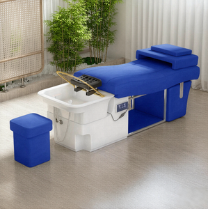 Sillón de Peluquería Negro con Vaporizador, Unidad de Lavado y Masaje para el Cabello, Equipo de Salón de Belleza - Product Image 4