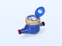 Brass Mechanical IP68 Digital Multi-Jet Flow Meter Photoelectric DN20mm OEM 4m/h Practical Normal Water Meter