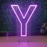 Winbo Vente en gros de lettres lumineuses LED personnalisées de 2FT, 3FT, 4FT, 0-9, A-Z, avec design gratuit, grandes lettres lumineuses