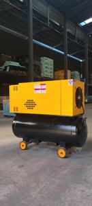 เครื่องอัดอากาศแบบสกรูโรตารี่ Karlos Small Quiet Single Phase 4 กิโลวัตต์ 5.5 360 ลิตร/นาที PM VSD พร้อมลม - Product Image 6