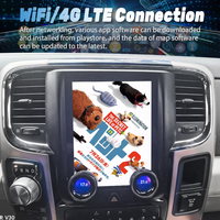 Récepteur d'autoradio de navigation GPS pour Dodge Ram 1500 2500 2013 2014 2015 2016 2017 2018