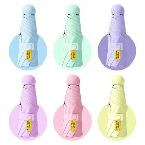 Parapluie de mariage manuel pliable en 6 sections avec logo imprimé, garantie de satisfaction pour l'extérieur - Product Image 2