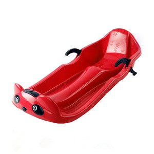 Toboggan d'hiver durable <span class=keywords><strong>en</strong></span> HDPE Binyu pour enfants, design léger, sangle de traction, freins à freinage, couleur Pantone personnalisée - Product Image 3