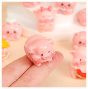 Regalo <span class=keywords><strong>di</strong></span> compleanno <span class=keywords><strong>di</strong></span> matrimonio regalo <span class=keywords><strong>di</strong></span> affari Kawaii scultura animale in miniatura dolce fata maiale rosa decorazione cinese del nuovo anno - Product Image 3