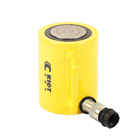 Cric hydraulique portable KET-RCS-502A en acier allié à simple effet de 50 tonnes