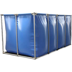 Réservoirs de pisciculture carrés flottants en PVC portables personnalisables Équipement d'aquaculture commercial durable pour le remplacement des cages à poissons - Product Image 6