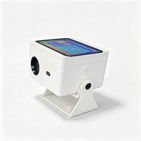Projecteur portable à double écran tactile, directement de l'usine, pour le divertissement à domicile, affichage multimédia HD, export en gros