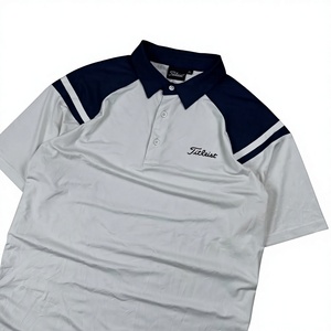 Polo de Manga Corta para Hombre, Cuello Camisero, Color Sólido, Camisa Casual de Golf, Personalizada OEM de Alta Calidad - Product Image 2