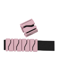 Gelang Pemberat Pergelangan Tangan dan Kaki Silikon yang Dapat Disesuaikan, Magnetik, Tahan Air untuk Kebugaran di Rumah, Gym, Yoga, Pilates, dan Latihan