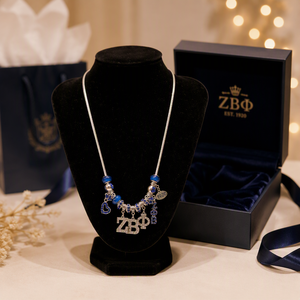 Collana da Donna con Lettera Greca alla Moda 1920, Simbolo Zeta Phi Beta (ZOB), Gioiello per Confraternite Universitarie, Regalo per Membri del Gruppo - Product Image 2