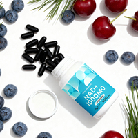 Capsules de supplément liposomal NAD+ pour la santé cellulaire, l'endurance et la beauté de la peau, 60 capsules par flacon, 2 capsules par dose.