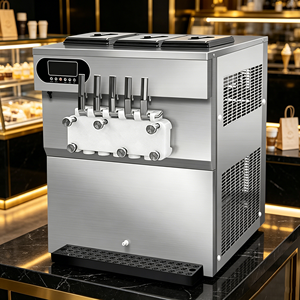 Macchina per Gelato Soft Serve Commerciale con Funzioni per Snack <span class=keywords><strong>Bar</strong></span> e Caffetterie - Product Image 4