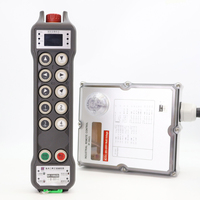 Control Remoto Inalámbrico Universal de Largo Alcance para Grúa de Remolque, IP66, 10 Botones, Una Velocidad, Encendido/Apagado