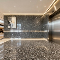 Sol en terrazzo, revêtement de sol en terrazzo de luxe, couleur personnalisée, dalle en terrazzo, design d'intérieur d'hôtel