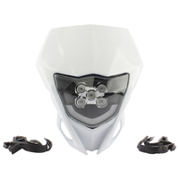 Plaque de phare en croix à LED pour Yamaha WR YZ 250F 250R 450F TTR WR FX MX Dirt Bike Enduro Motocross Carénage Phares de moto