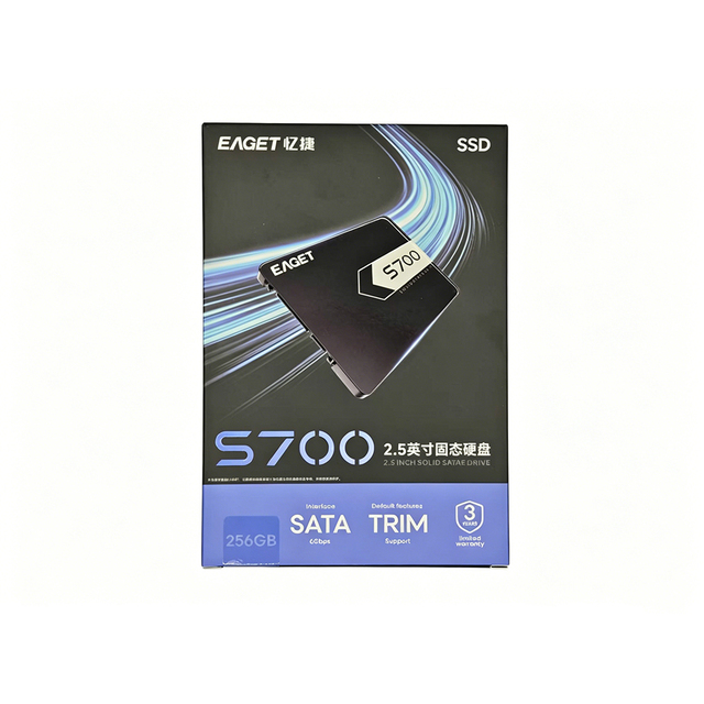 Eaget S700 256GB SSD 2.5 Inch SATA III Internal Solid State Drive up to 530MB/s 3D NAND TLC for Laptop Desktop PC Upgrade