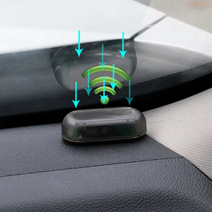 Auto-Alarmleuchte mit Solarbetrieb, Simulierter Täuschalarm, Diebstahlschutz-LED-Blinklicht mit USB-Anschluss - Product Image 4