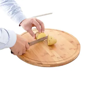 Keuken Ronde Houten Snijplank Dikker Bamboe Snijplank Blok Snijmat Pizza Sushi Broodbak Keukengereedschap