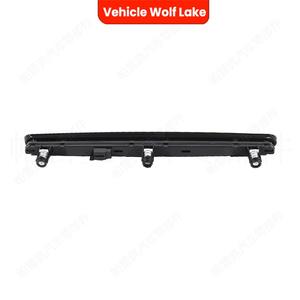 Feu Stop Supérieur Pareo pour Volkswagen T5 2003-15, Lupo 1999-06, Seat Arosa 1999-04, ABS Noir, Fixation Vitre - Product Image 2