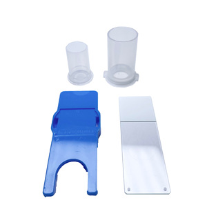 L-Shaped Glass Slide Set With Settlement Chamber And Cell Culture Bottle For Cervical Saliva Sputum Analysis - Product Image 1