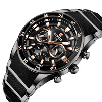 Herrenuhren, Automatische Mechanische Chronograph Wasserdichte Chronograph Herren Sportuhr