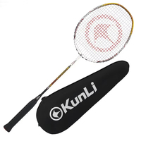 Raquette de badminton originale ultra légère en fibre de carbone 5U 79g avec cordes gratuites Vente en gros