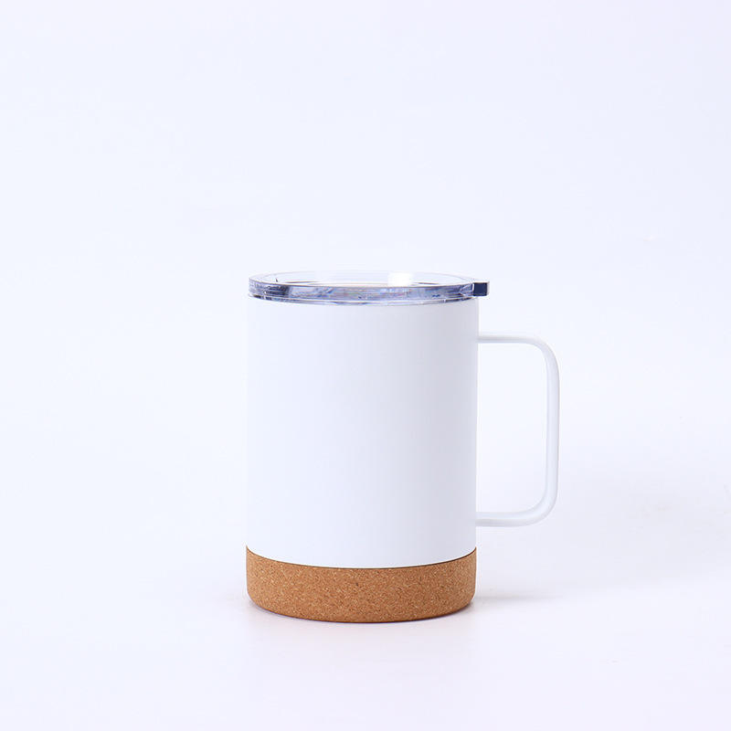 12oz white with handle