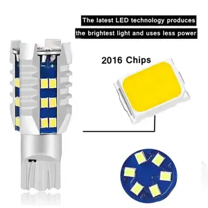 Accessoires de voiture clignotant T15 W16W ampoule de frein LED 2016 30SMD Canbus