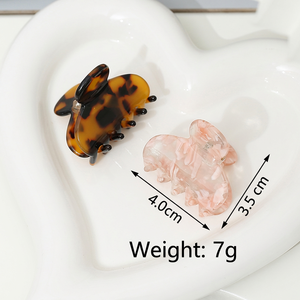 Barrettes en acétate de cellulose faites à la main, design français, griffes en écaille de tortue, pince à cheveux, accessoires de mode de luxe, pince à cheveux pour fille - Product Image 6