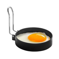 Moule rond antiadhésif pour œufs frits, ensemble d'ustensiles de cuisine anti-brûlure pour faire frire les œufs et les rouleaux de poulet