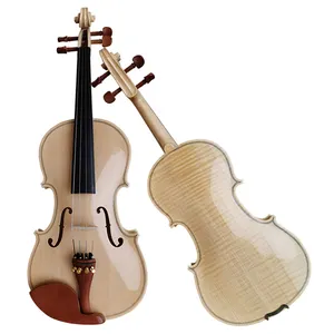 Sinomusik Aiersi Plywood flamed violin no colour painting for beginner or students instruments