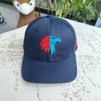 Casquette Trucker Personnalisée avec Logo, Visière Courbée, 6 Panneaux, en Sergé de Coton et Maille, Fermeture Snapback, pour Uniforme d'Entreprise, Vente en Gros