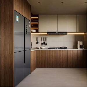 Ensemble <span class=keywords><strong>de</strong></span> meubles <span class=keywords><strong>de</strong></span> <span class=keywords><strong>cuisine</strong></span> en U blanc moderne sur mesure <span class=keywords><strong>de</strong></span> luxe <span class=keywords><strong>avec</strong></span> évier, îlot <span class=keywords><strong>de</strong></span> <span class=keywords><strong>cuisine</strong></span> fabriqué en Chine - Product Image 1